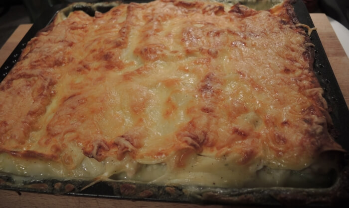 Lachs-Wirsing-Lasagne / Salmon Savoy Lasagne, Foodblog