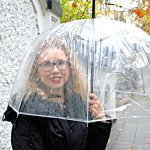 Outfit Wellensteyn Jacket and Jean Paul Gaultier Umbrella Black Streetstyle Fashion Blog