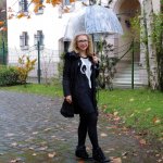 Outfit Wellensteyn Jacket and Jean Paul Gaultier Umbrella Black Streetstyle Fashion Blog