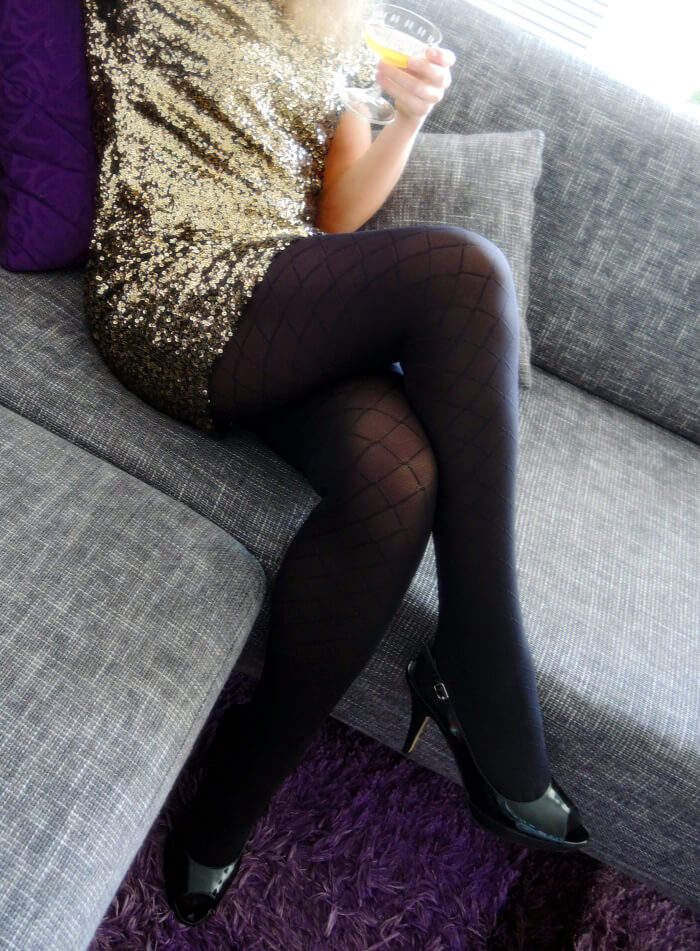 Outfit New Year's Eve NYE Silvester 2014 Fashionblog Style Look OOTN Kationette