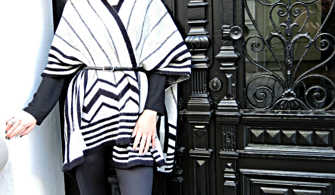 Outfit: Zara Sale Cape, Shopping, Fashionblog, Look, Style, Graphic Print