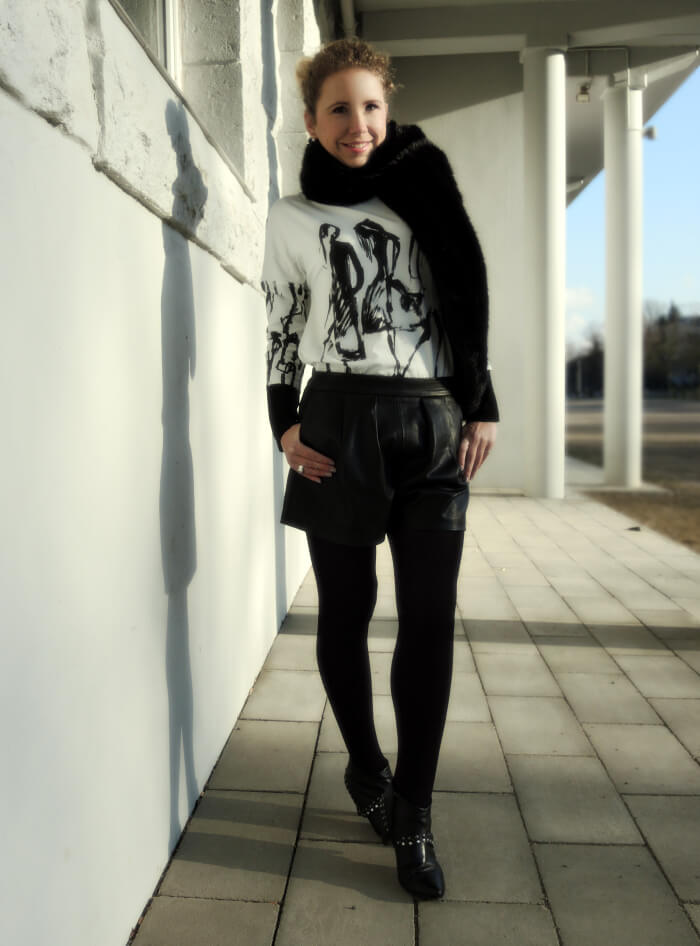 Outfit: Bargain Buy - Zara Fashion Shirt, Fashionblog, Kationette, Streetstyle