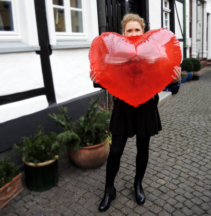 Outfit: Happy Valentine, Valentinstag, Fashionblog, Kationette, Streetstyle, Look