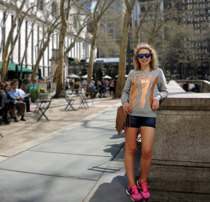 NYC Outfit 1: Touri Look in Bryant Park, Kationette, Fashionblog, New York, Modeblog, Travelblog