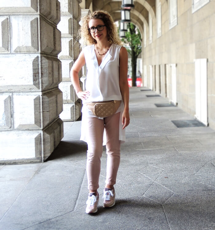 Outfit: Pastel Dreams with Fanny Pack and Sequin Sneakers, Kationette, Fashionblog, Style, Look, Streetstyle