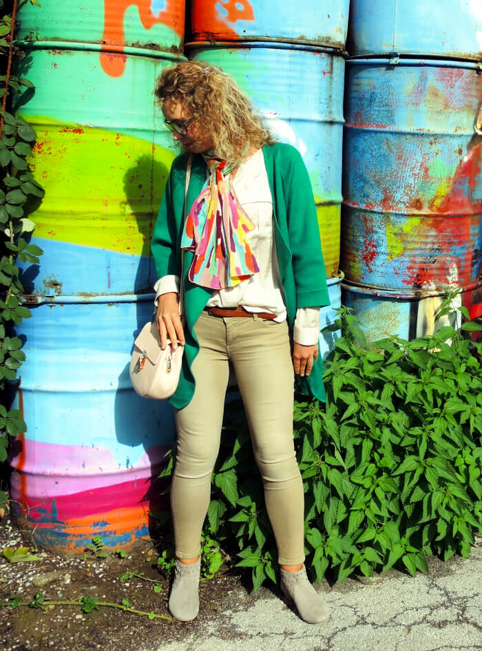 Outfit: New Green Cardigan, Fashionblog, Kationette, Modeblog, Streetstyle, Look, Style