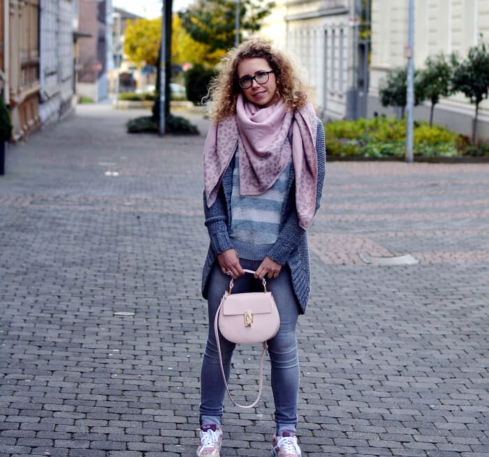 Outfit: Winter Pastels - Grey and Pale Pink, Kationette, Fashionblog, Streetstyle, Style, Modeblog