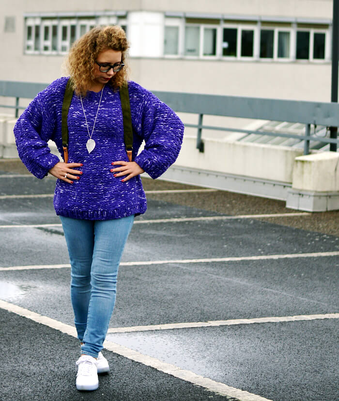 Outfit: XXL Knit and New Hinüber Backpack, Kationette, Fashionblog, Modeblog, Rucksack, Streetstyle, Streetfashion
