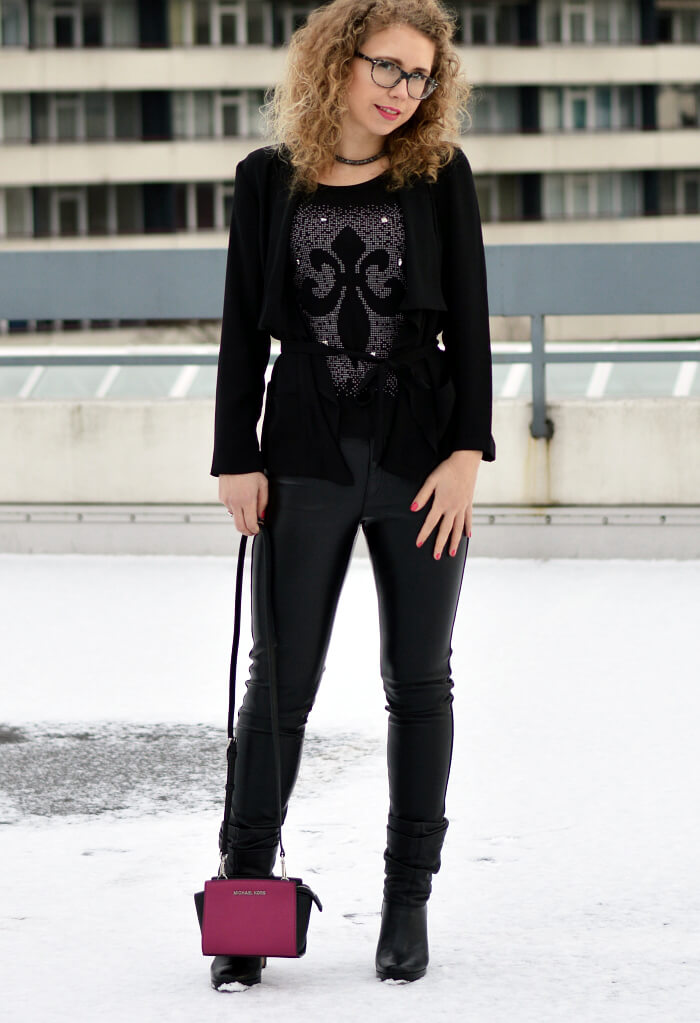 Outfit: Allblack in the snow, Kationette, fashionblog, modeblog, streetstyle