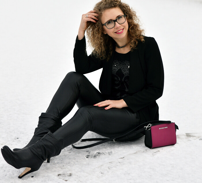 Outfit: Allblack in the snow, Kationette, fashionblog, modeblog, streetstyle