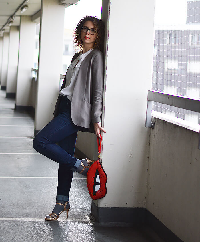 Outfit: Socks, Sandals and Kiss Bag, Kationette, Fashionblog, Look, Style, Streetstyle