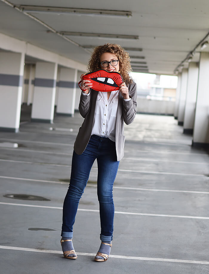 Outfit: Socks, Sandals and Kiss Bag, Kationette, Fashionblog, Look, Style, Streetstyle