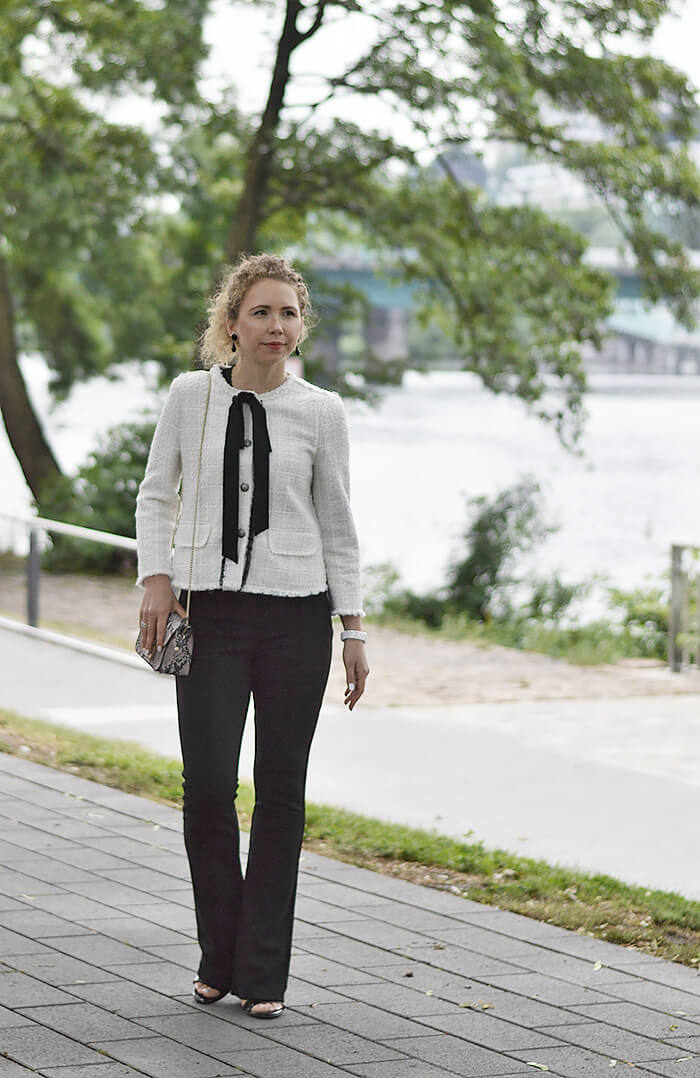 Outfit: The Little White Jacket - Chanel Lookalike from Zara