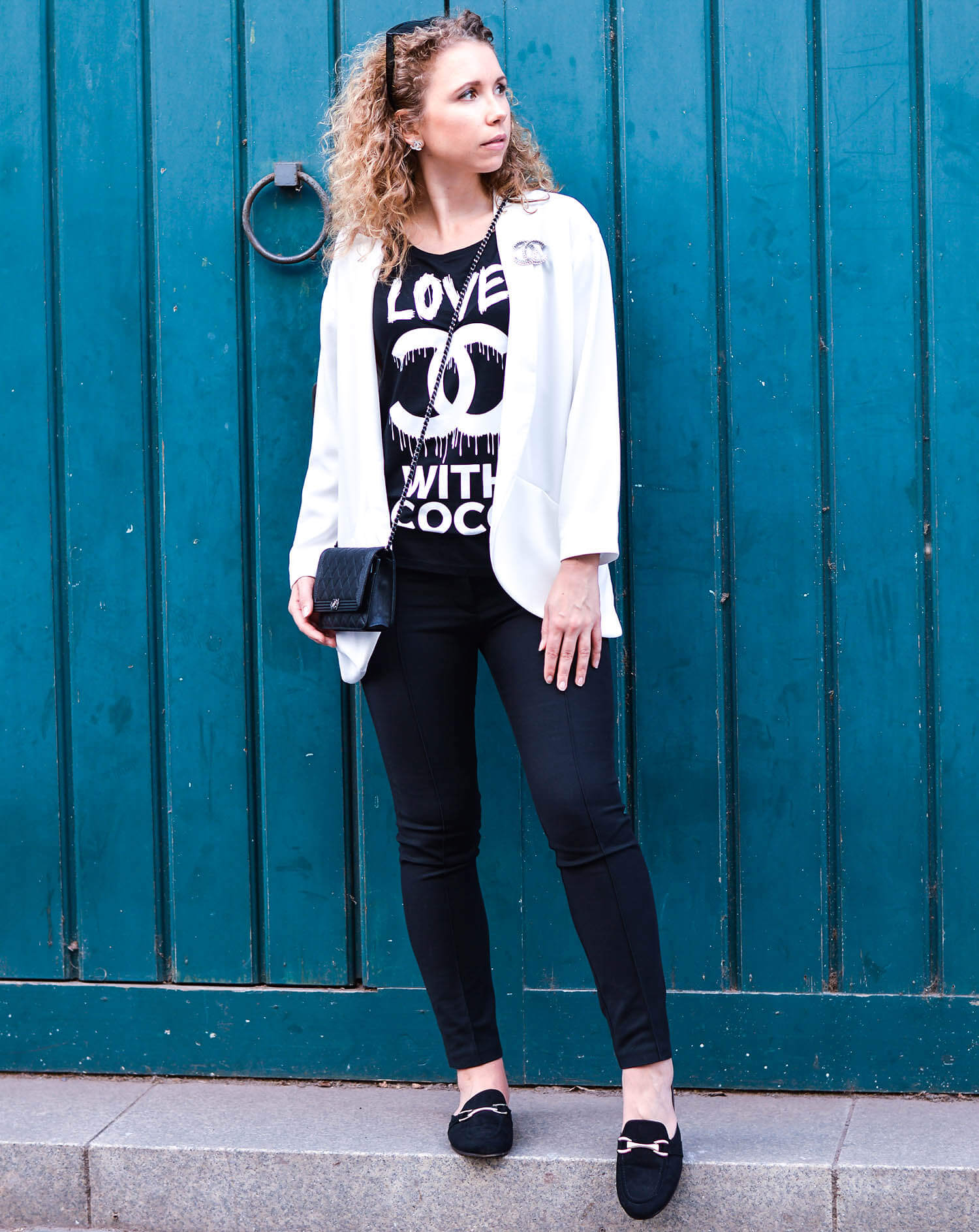 Kationette-fashionblog-Outfit-Coco-Chanel-streetstyle-blackandwhite-mules