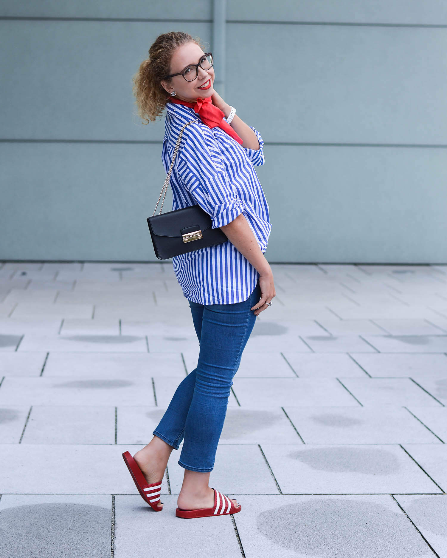 kationette-fashionblog-nrw-outfit-zara-Striped-blouse-Cropped-Jeans-Adiletten