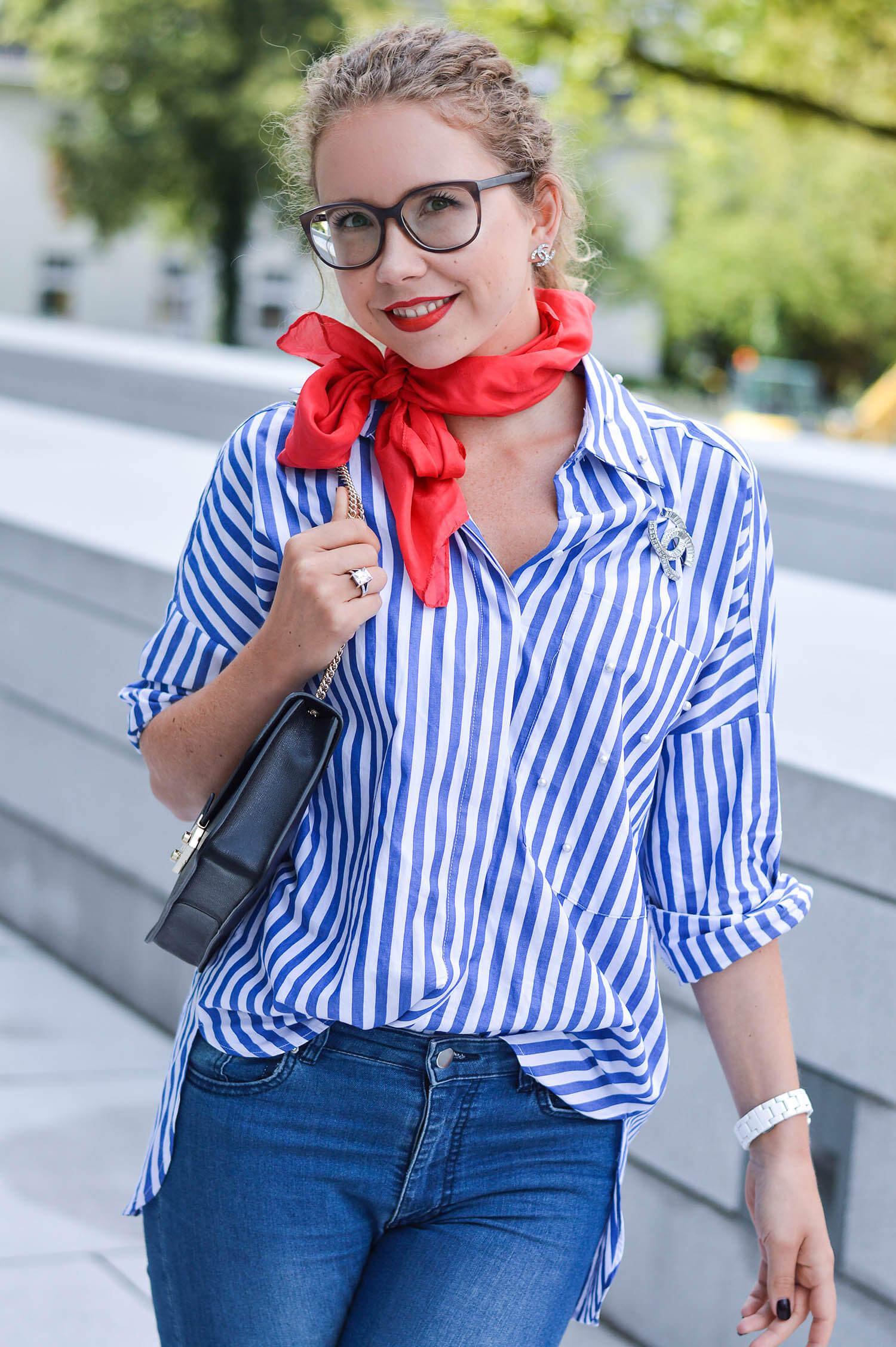 kationette-fashionblog-nrw-outfit-zara-Striped-blouse-Cropped-Jeans-Adiletten