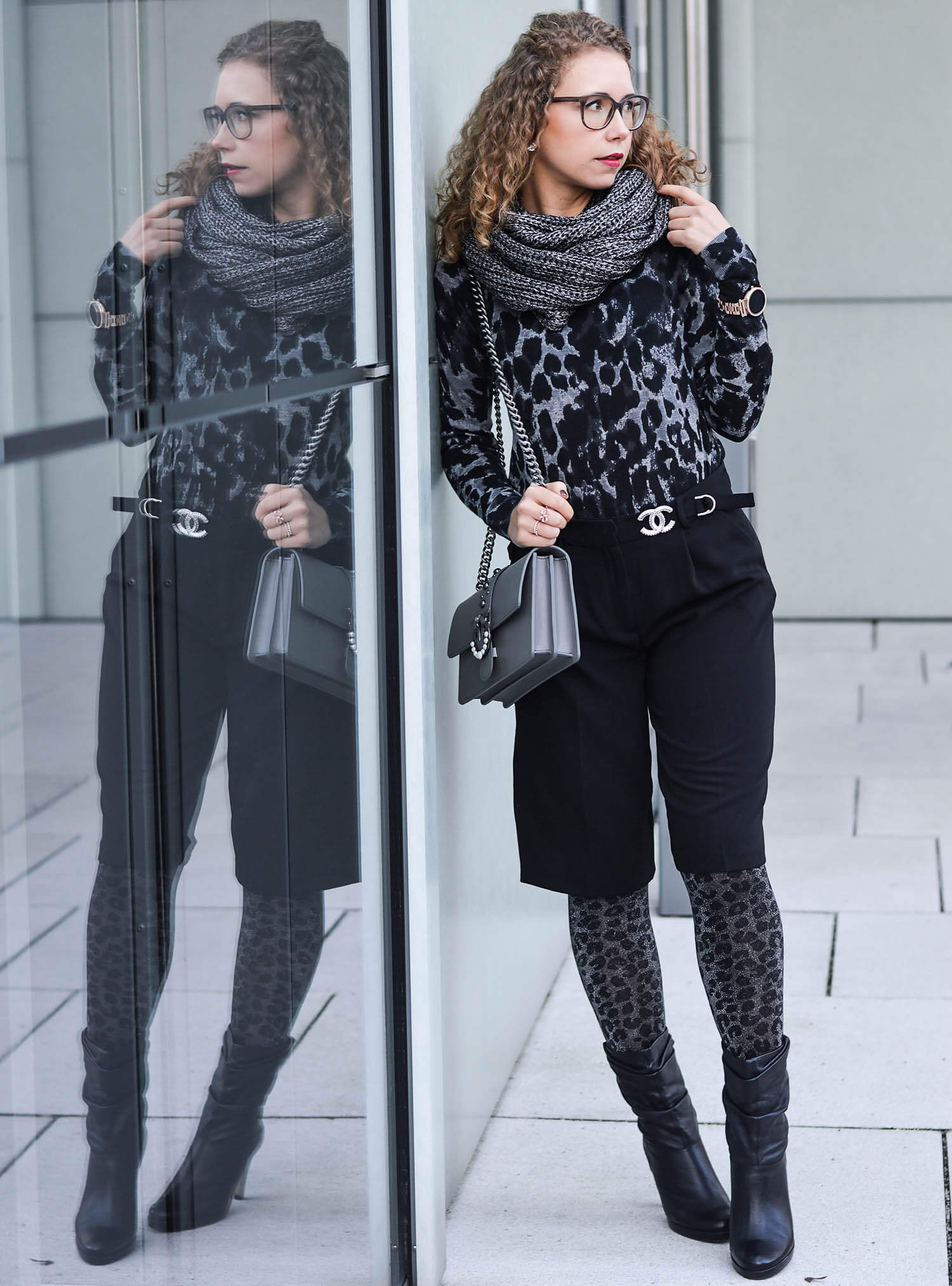 Kationette-Outfit-Grey-Leopard-with-Drykorn-sweater-and-Calzedonia-tights-fashionblogger-nrw-streetstyle