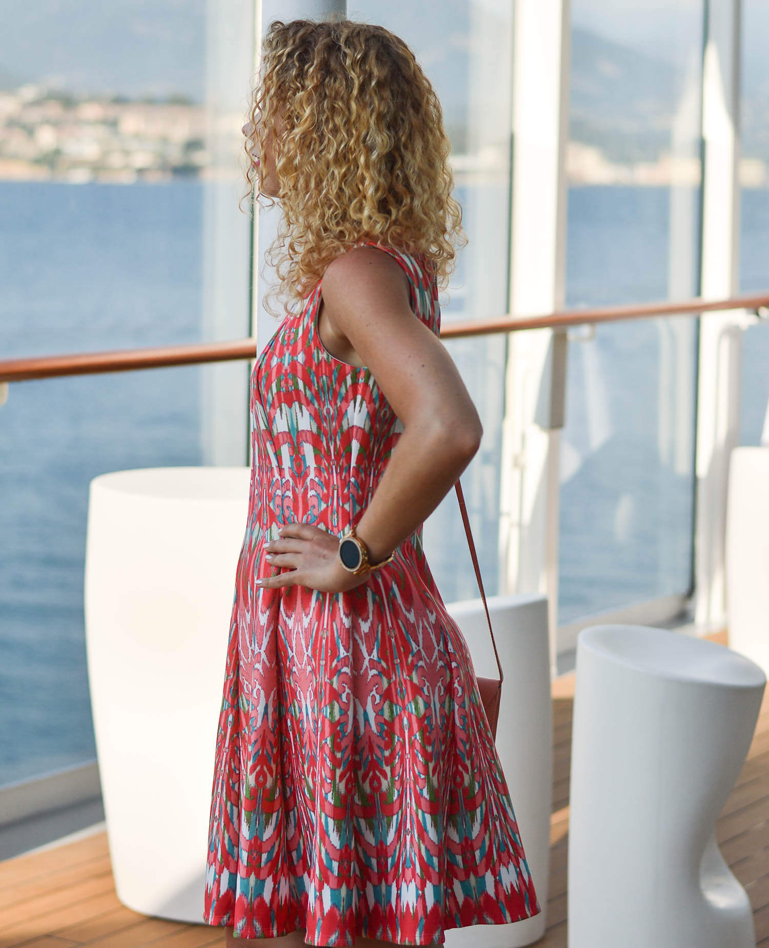 Outfit-Cocktail-Dress-Unisa-Sandals-and-Fula-Bag-on-Board-of-AIDAprima-Kationette-Fashionblogger