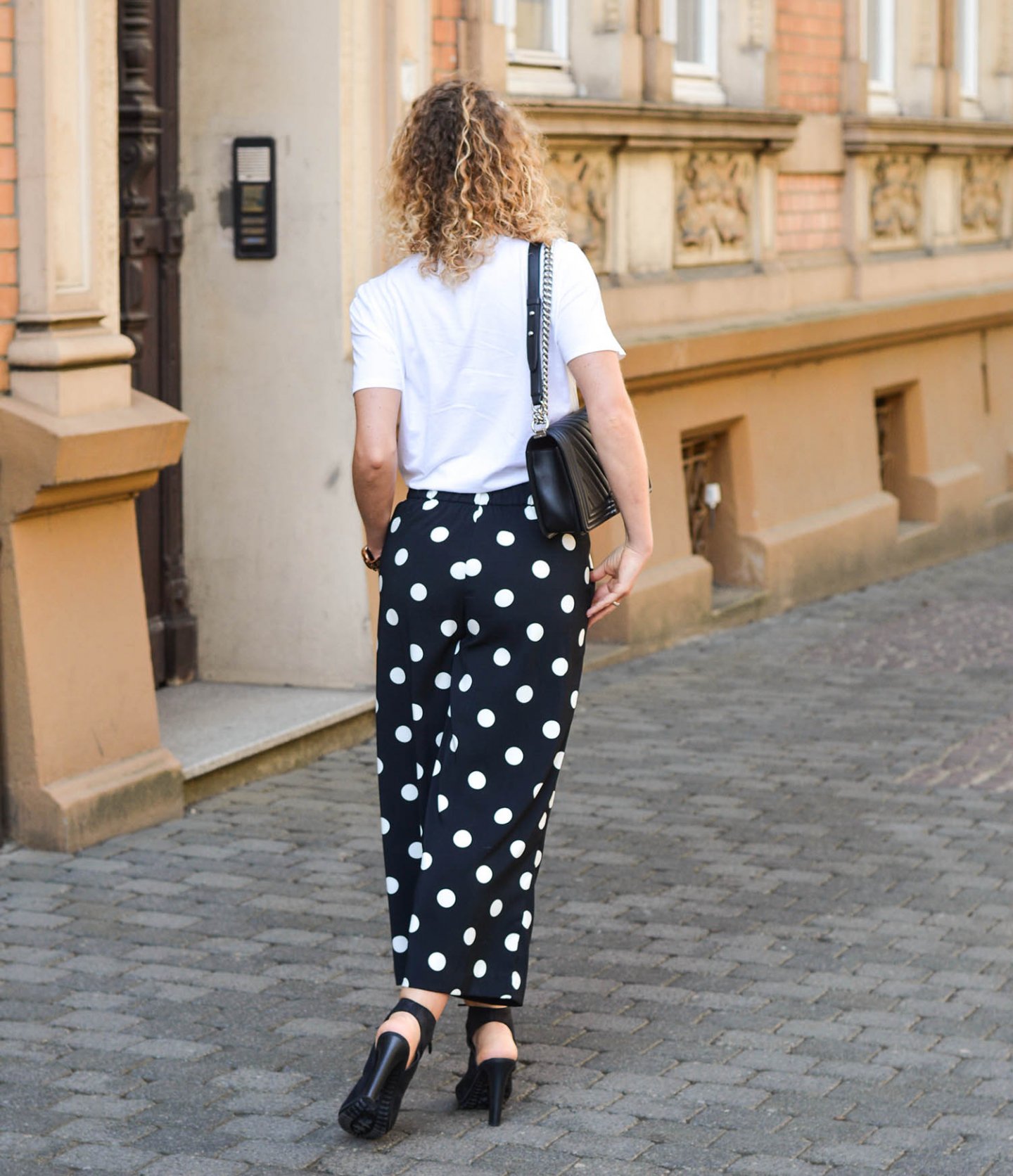 polka dots culotte von zara