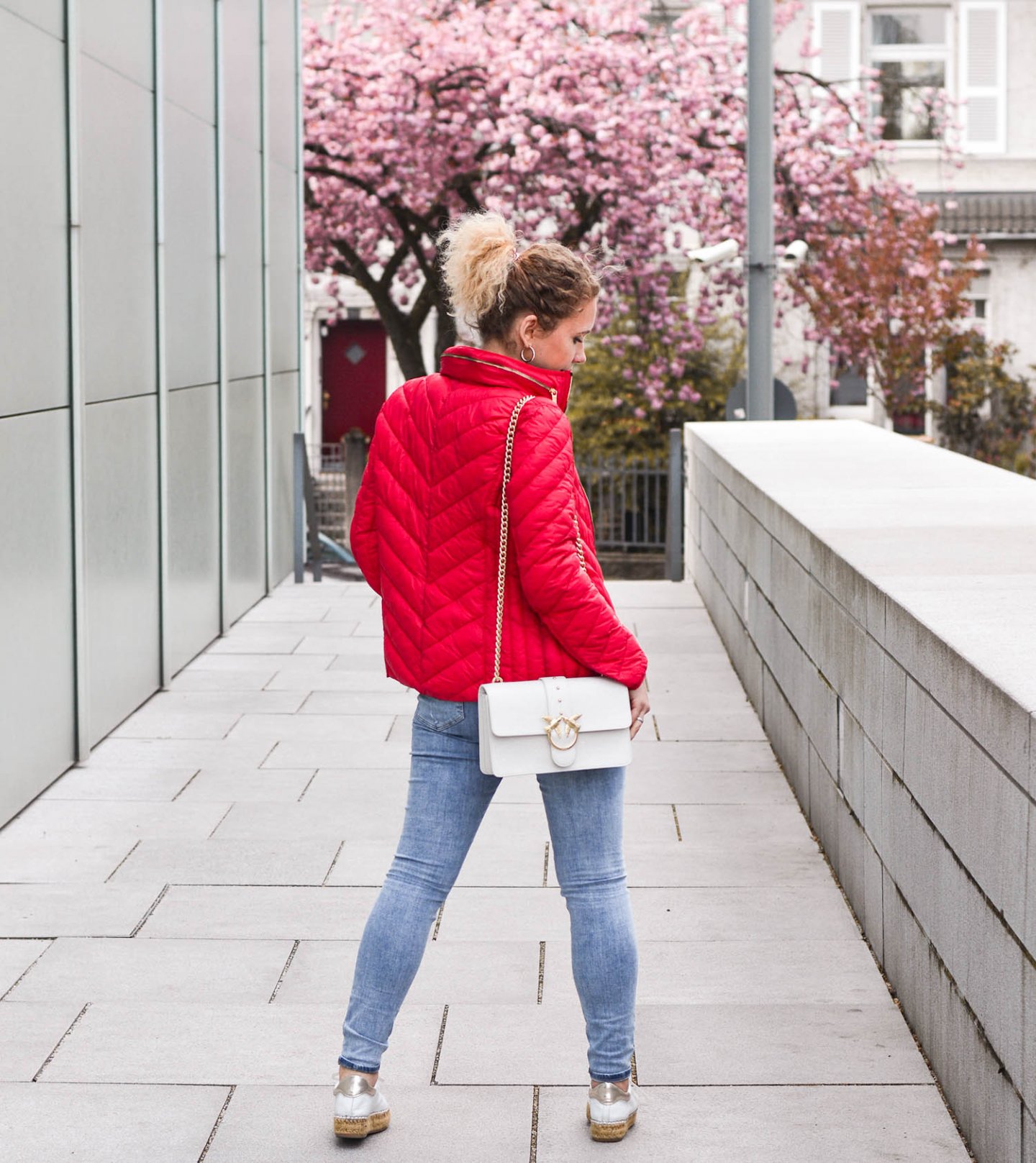 outfitpost mit steppjacke von Michael kors