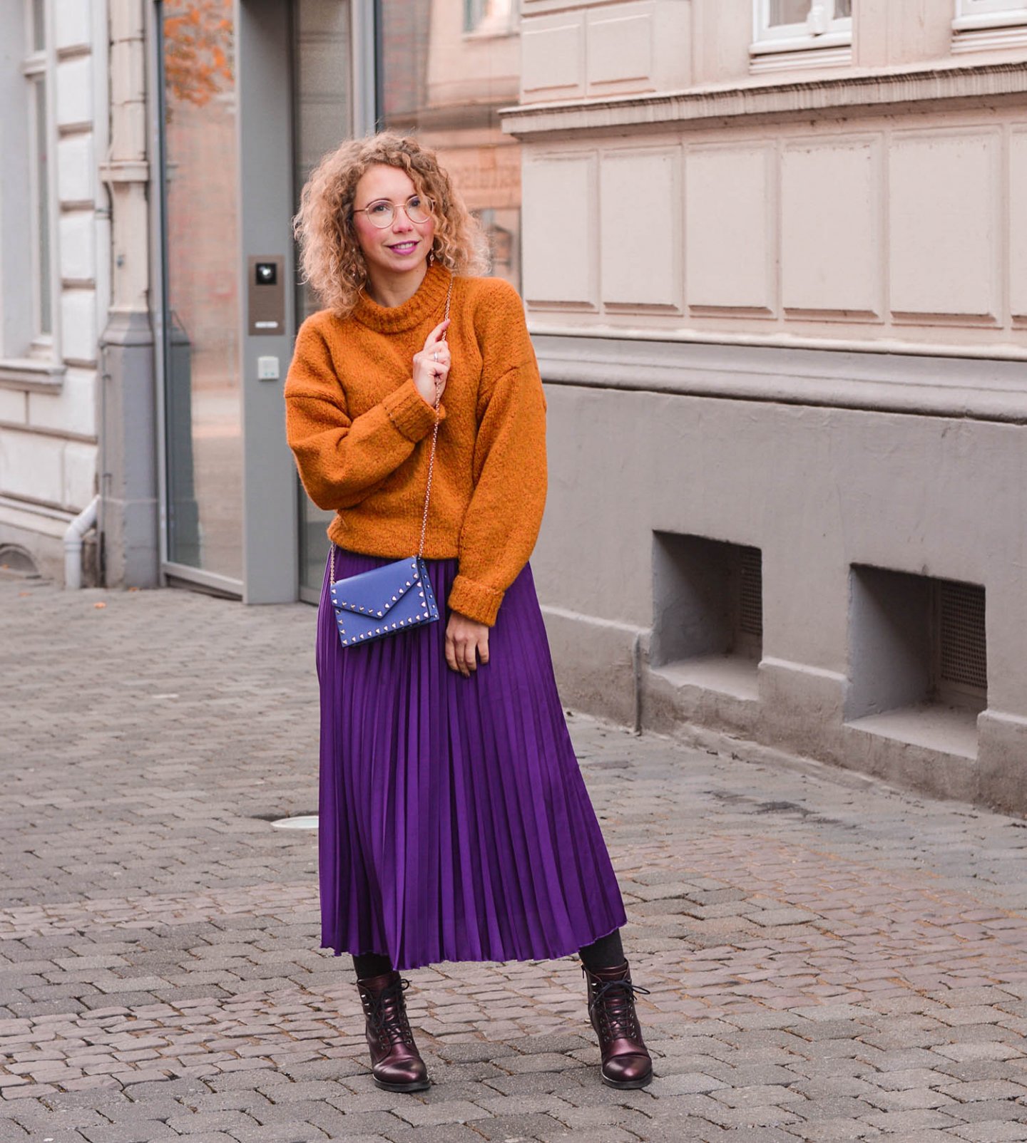 farbe tragen im winter - outfit Inspiration