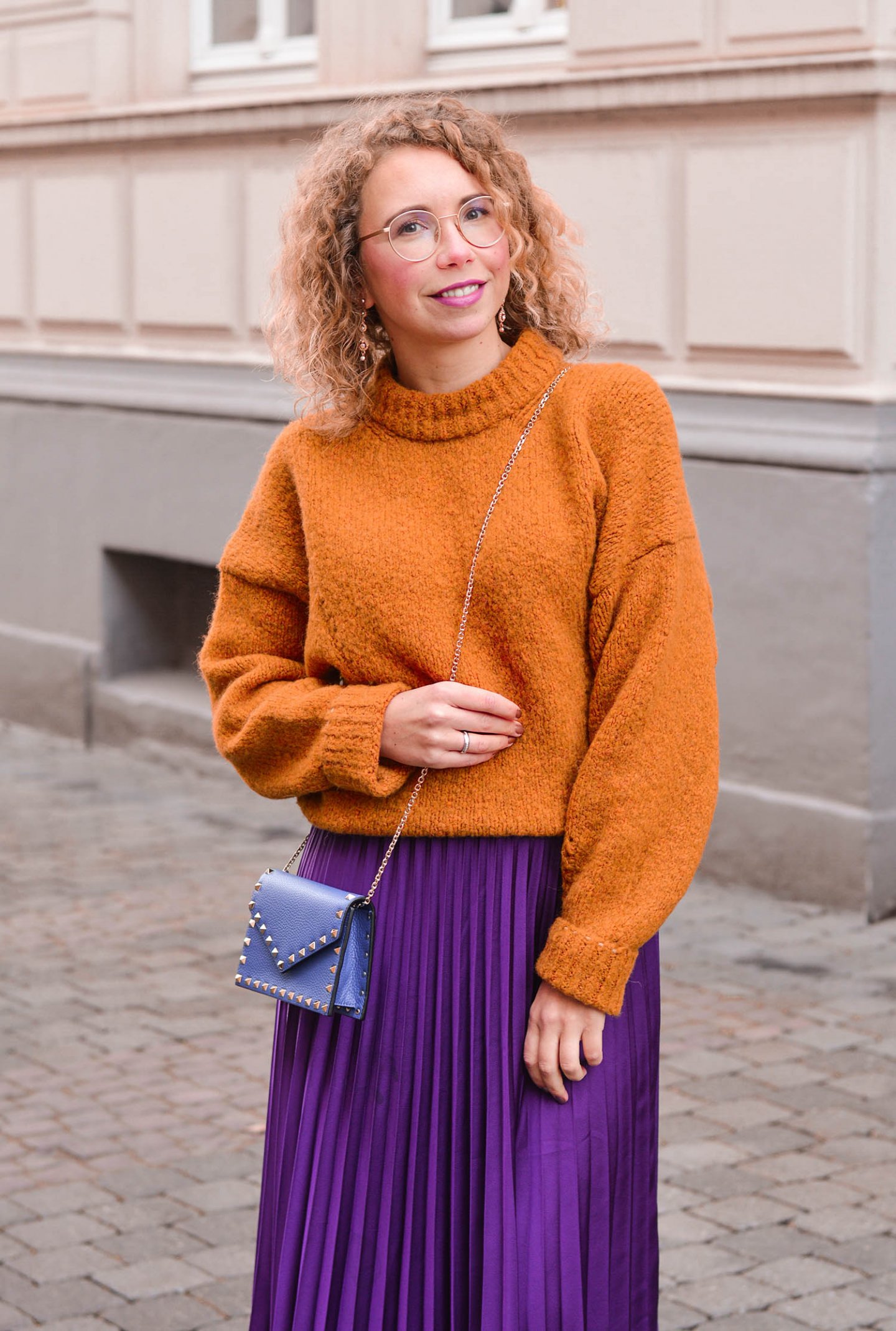 color-blocking outfit idee