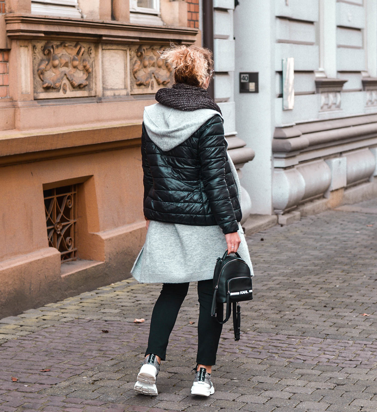 Lagenlook in Schwarz-Grau - gar nicht langweilig