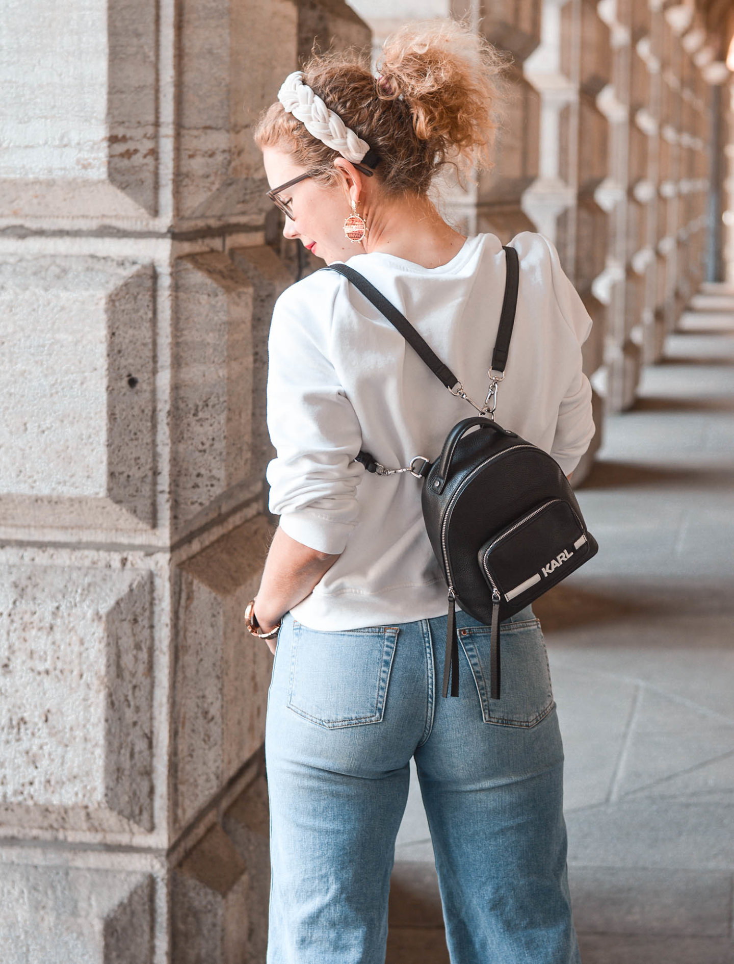 mini rucksack von karl lagerfeld